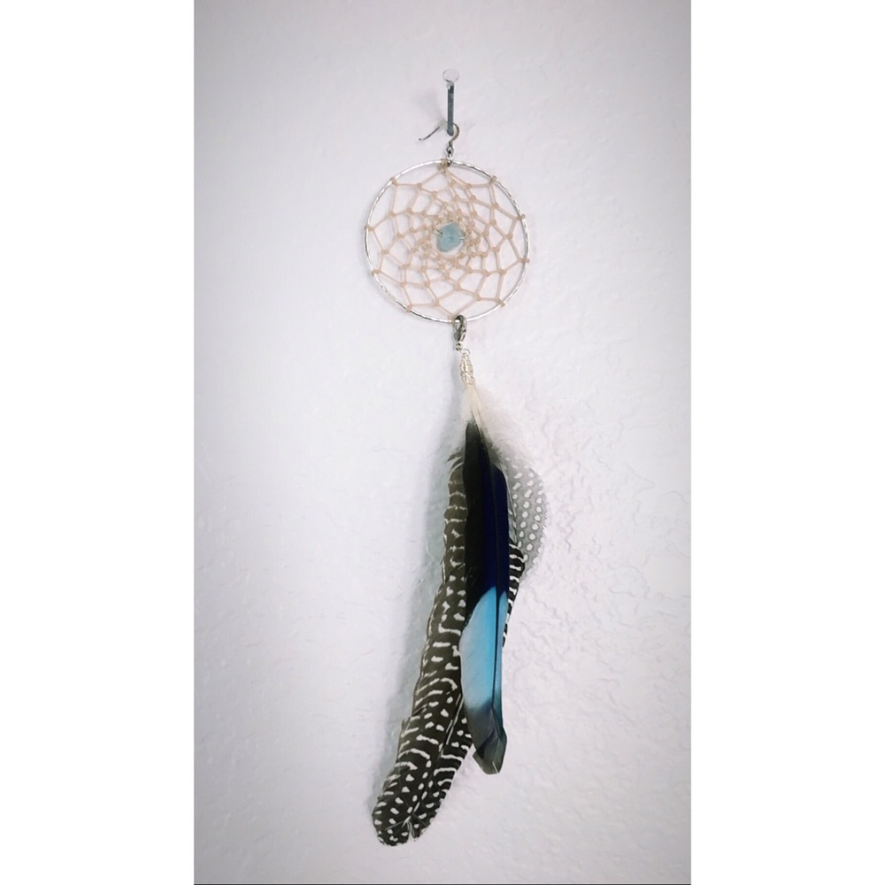Dream Catcher Feather Earrings